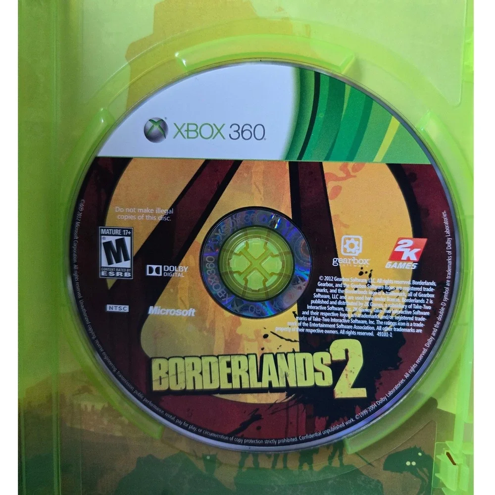 Borderlands 2 - Microsoft Xbox 360 - Complete CIB W/ Manual - Tested‎ Working